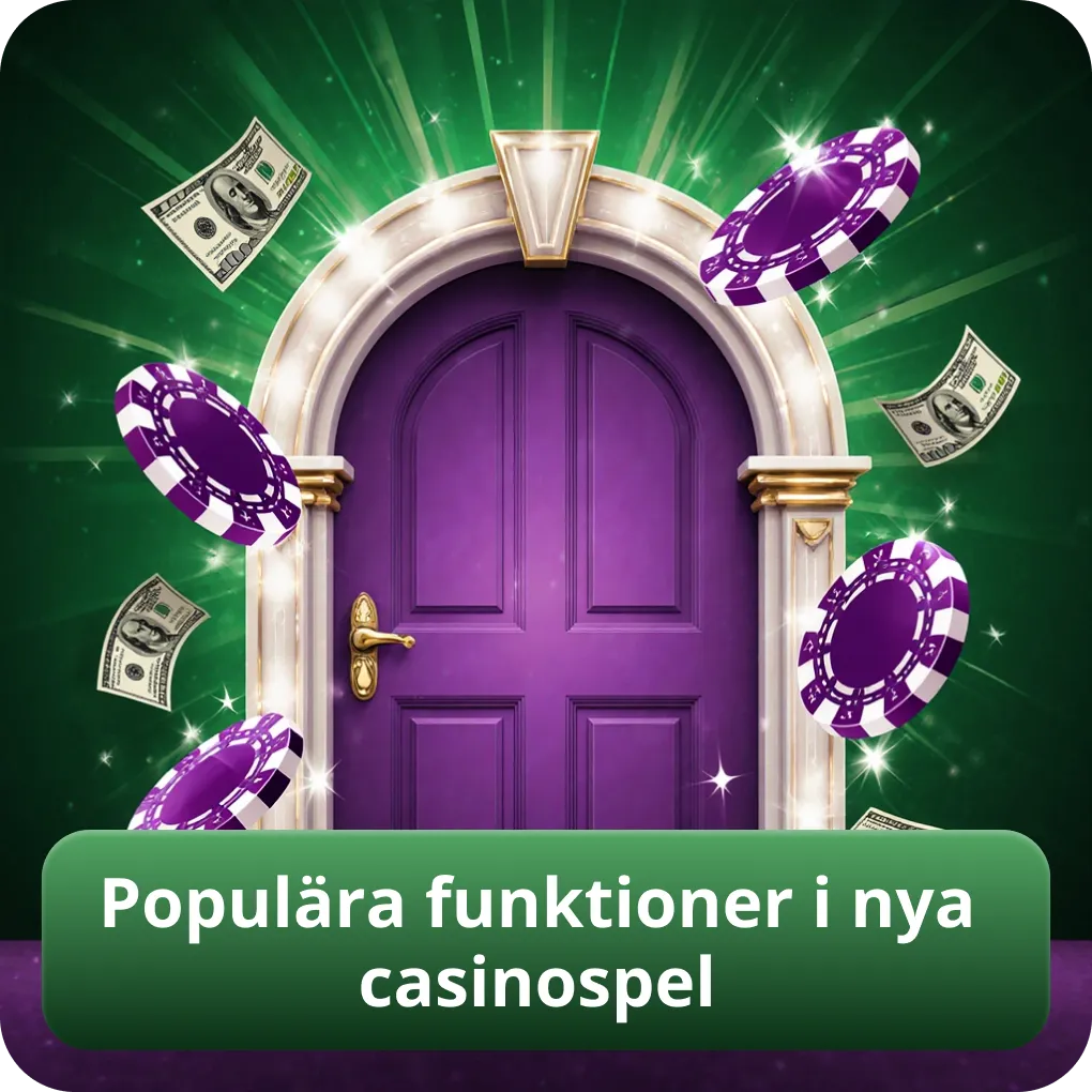 Populära funktioner i nya casinospel