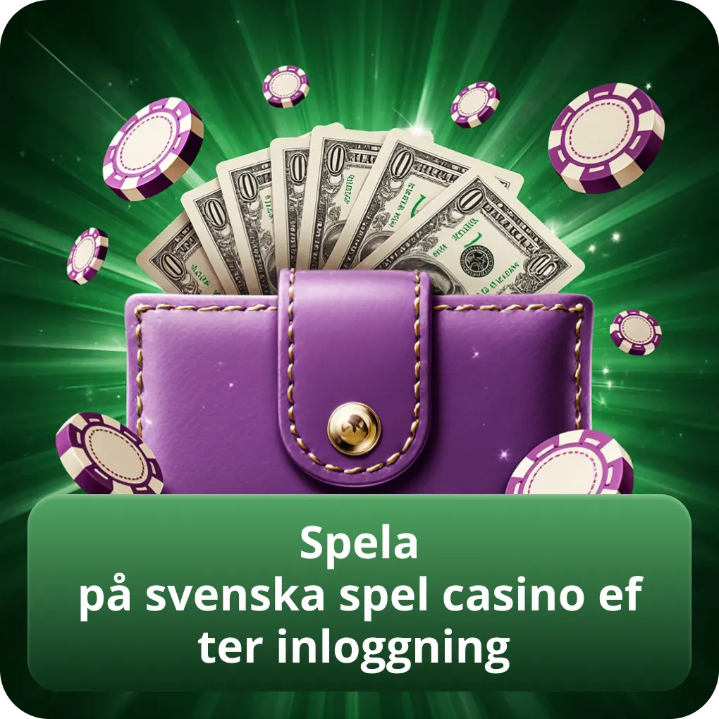 Spela på svenska spel casino efter inloggning