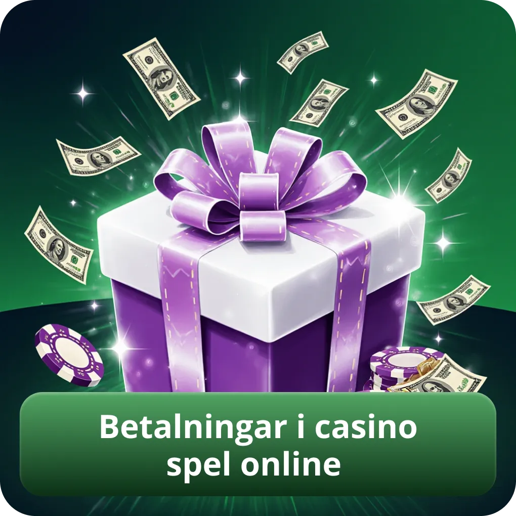 Betalningar i casino spel online