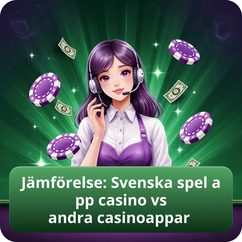 Jämförelse: Svenska spel app casino vs andra casinoappar