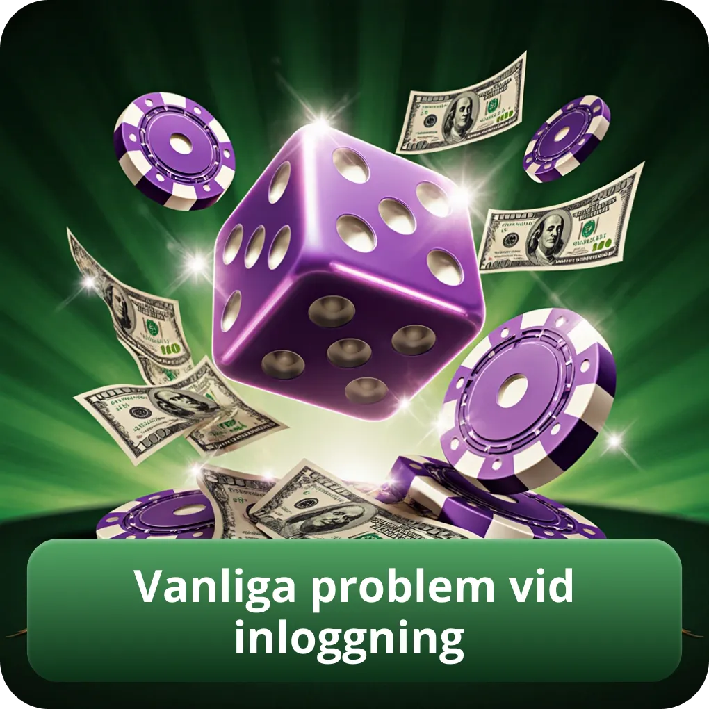 Vanliga problem vid inloggning