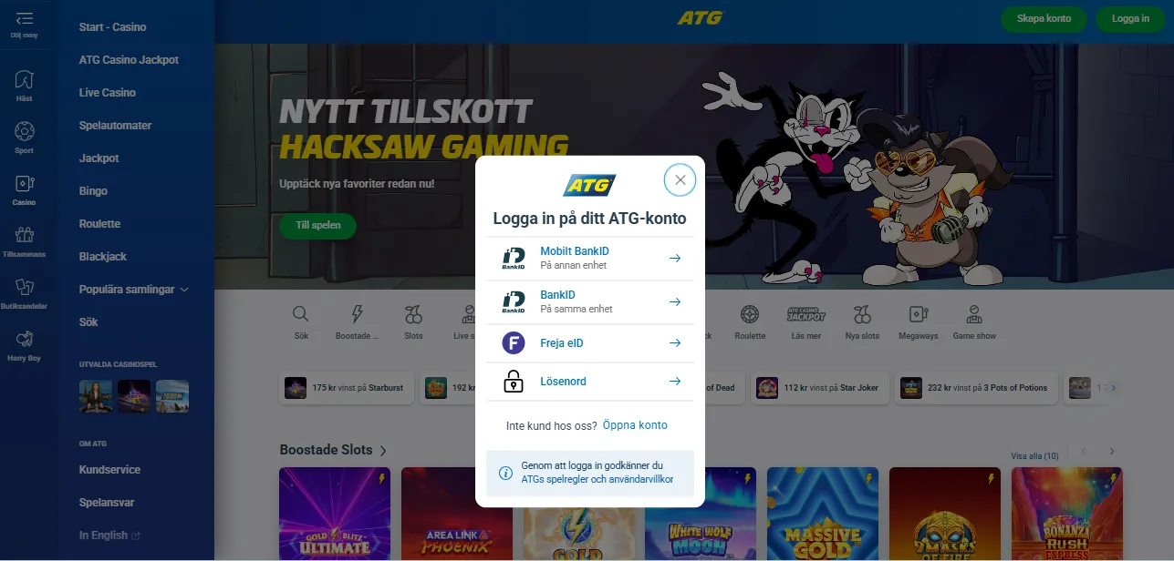 Säkerhet vid inloggning