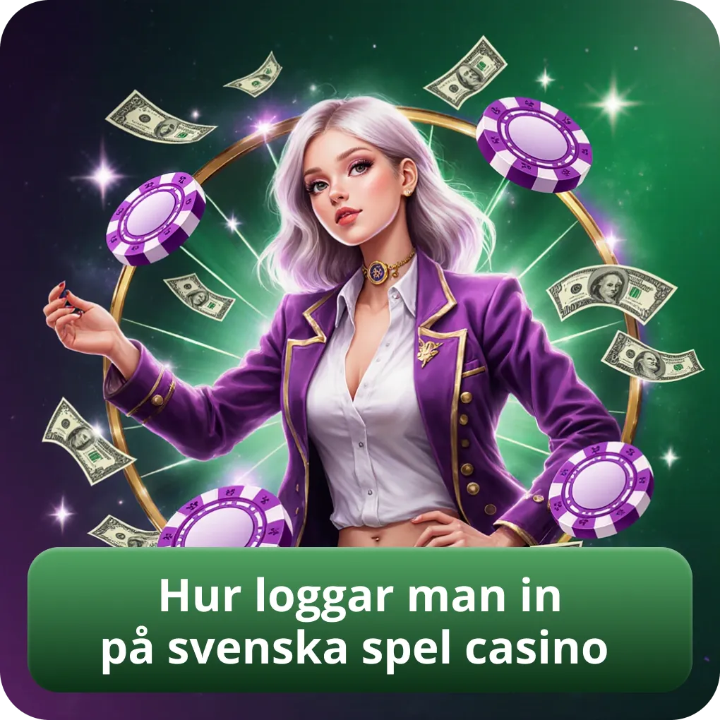Hur loggar man in på svenska spel casino