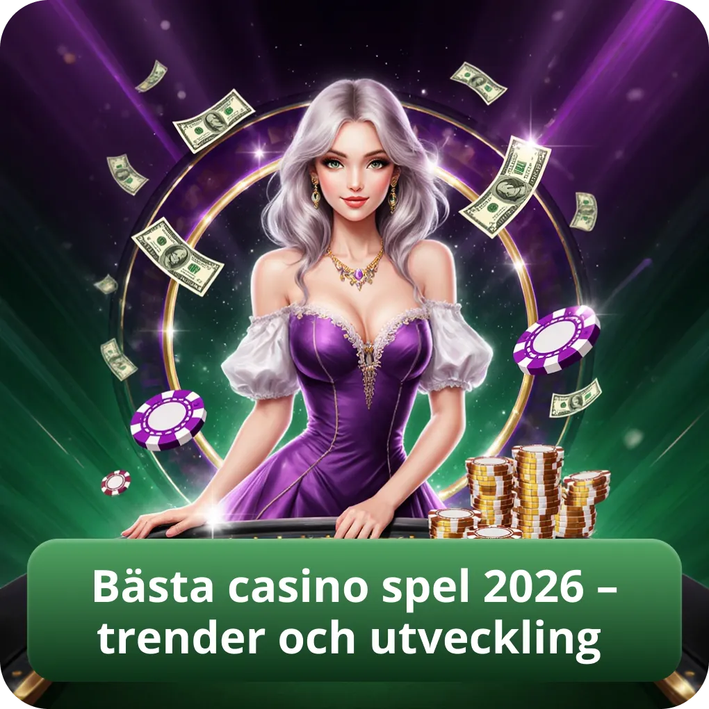 Bästa casino spel 2026 – trender och utveckling
