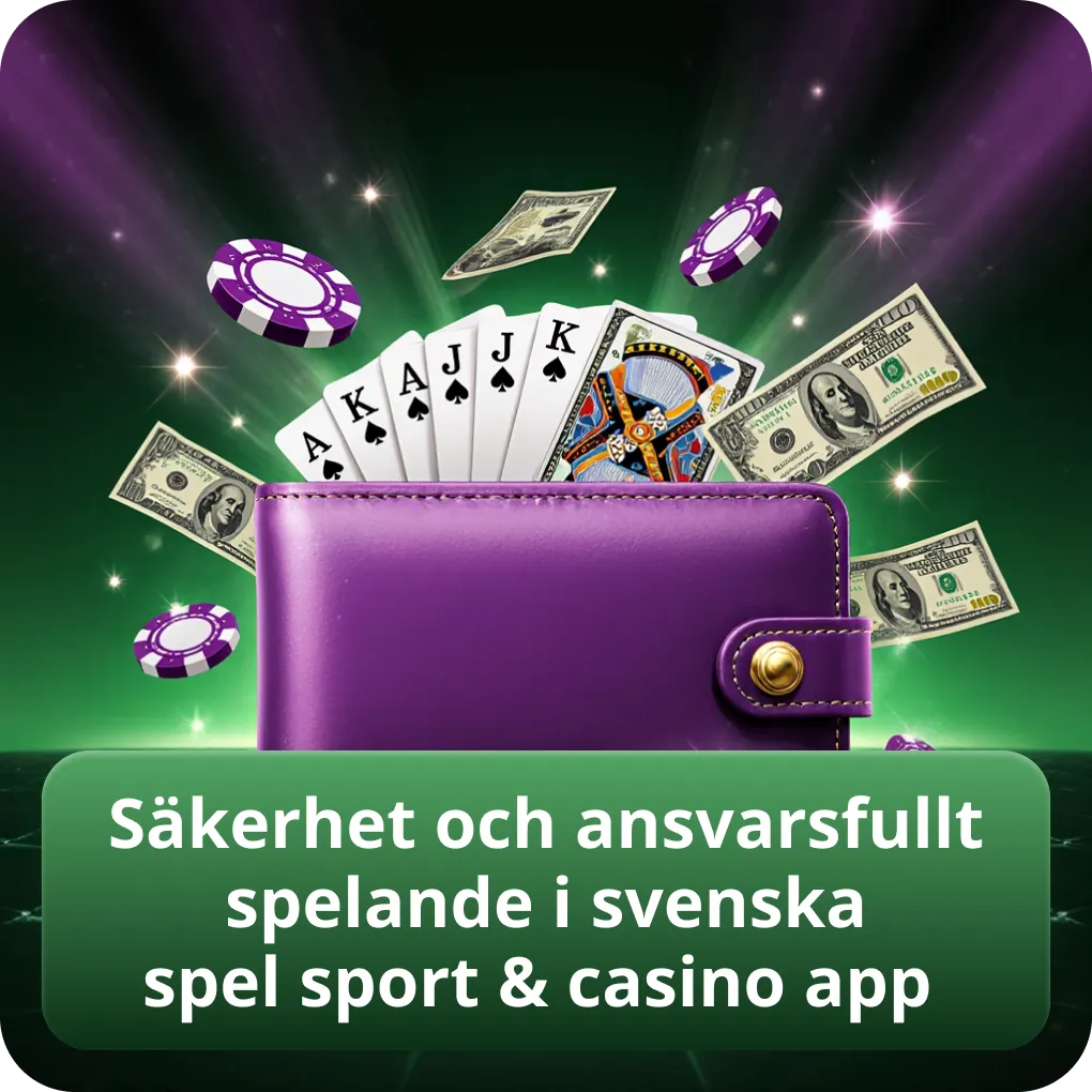 Säkerhet och ansvarsfullt spelande i svenska spel sport & casino app